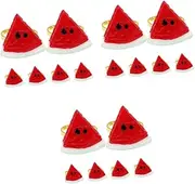HOLIDYOYO 5sets Elegant Table Decoration Watermelon Shape Napkin Holder Ring for Wedding Birthday Dinner Party 6pcs*5