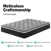 Paradise Dream 34cm box mattress - Double