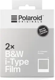 Polaroid Originals Instant B&W Film for i-Type - Double Pack, White (4838)