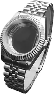 1pcs 36mm/39mm Sapphire Glass For Men Watch Case Fit NH35 NH36 NH34 Movement FashionWaterproof Stainless Steel