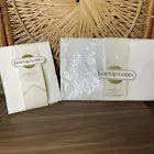 Lauren Alexandra Twin Flat Sheet & Pillowcase 200 Thread Count White - NOS