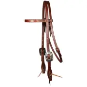 Professionsl's Choice Ranch 5/8" Feather Buckle Browband Headstall