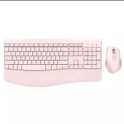 Wireless Keyboard and Mouse - Ergonomic Keyboard and Mouse Combo Full Size Ke...