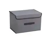 Non-woven Fabric Storage Box, Home Supplies, Clothing, Underwear, Sock, Child, Toy, Cosmetics Organizer, Fold, Gray