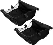 WHAMVOX Stroller Organizers Pcs Storage Bag Mesh Cargo Net Under Basket for Diaper Bag Shopping Basket Easy to Install Clean