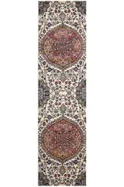 Maya Multicoloured Flower Transitional Hallway Runner