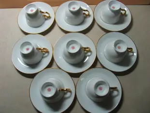 早期 古董 OKURA 咖啡杯 日本製 共有8杯組