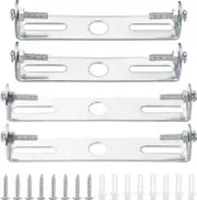 Pack Of 4 Ceiling Light Plate, 90mm 104mm Two Size Lighting Fixture Mounting Bracket T