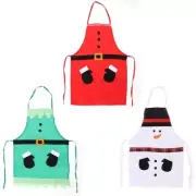 Cartoon Santa Apron Christmas Apron Kitchen Apron Christmas Decorations