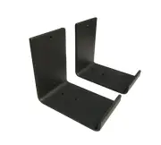 Mantle Brackets - J Brackets for Barn Shelf - Heavy Duty Wall-Mount Support