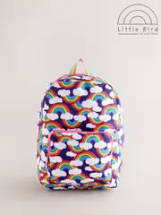 Little Bird by Jools Oliver Multi Back To School Rainbow Cloud Backpack (F05857) | $46