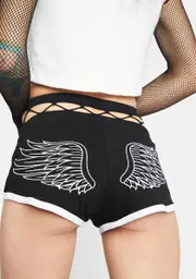 [Too Fast] Fallen Angel Dolphin Booty Shorts