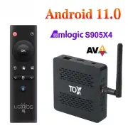 Smart TV Box Android 11 4GB 32GB with Amlogic S905X4 2T2R Wifi 1000M Internet