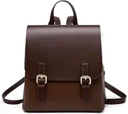 [JIUFENG] Mini Leather Backpack for Women, Ladies Small Backpack Purse,Sleek Handbag Travel Daypack