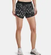 UNDER ARMOUR Women's UA Fly-By 2.0 Printed Running Shorts NWT Size: MEDIUM