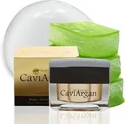 [Essence Of Argan] Caviargan Facial Moisturizer for Women that Reduces Signs of Aging, with Caviar, Hyaluronic Acid, Argan Oil, Matrixyl & Botanicals, Firming Cream that Smoothens Wrinkles (1fl.oz/30ml)