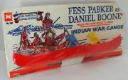 Fess Parker as Daniel Boone TV Show Indian War Canoe NO.209 Sealed 1964 Art NIP