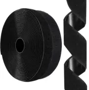 1" x 26' Heavy-Duty Hook and Loop Tape - Self-Adhesive Fastener Roll
