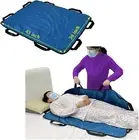 NEPPT Positioning Bed Pad Patient Transfer Sheet with 43 inch X 36 inch, Blue
