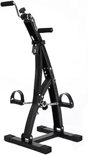 Exercise Bike Arm and Leg Exerciser - Arm & Leg Exercise Peddler Machine - Portable Pedal Exerciser - Fitness Equipment for Seniors and Elderly - Folding Exercise Bike Portable