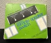 Vintage Realistic Stereo Remote Speaker Switch 3-Way 40-125A