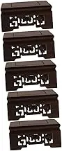 OKUMEYR Small Wooden Plant Stand Rustic Indoor Flower Riser Wood Pedestal for Potted Plants Home Decoration Display