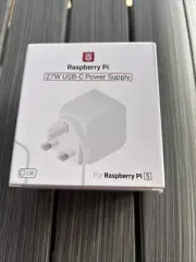 27W, 5.1V, 5A Raspberry Pi 5 Power Supply, UK White - SC1149