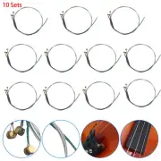 10 Sets Violin Strings Nickel Wound E A D G String for Size 4/4 3/4 Violin L2S2