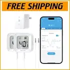 WiFi Refrigerator Thermometer 2-Pack - Smart, Accurate Temp Monitoring Solution