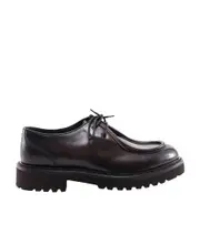 Doucal's Two-Hole Round-Toe Lace-Up Shoes 44,45,41.5,40,42.5,43.5,42,43 Black