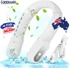 360° Portable Neck Fan USB Lazy Neckband Bladeless Cooler 3 Speed 4000mAh GT