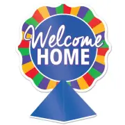 Beistle 3-D Foil Welcome Home Centerpiece - Decoration