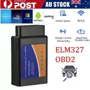 ELM327 Bluetooth V1.5 Diagnostic OBD2 Car Engine Scanner Tool Fault Code Reader