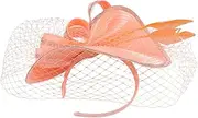 [LRXIYODE] Charming Fascinator Hat Headband for Weddings Tea Parties Cocktails Stylish Hair Accessory for Women for Events Church Carnivals Easy to Wear Reusable