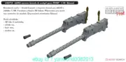 Eduard EDU648723 1/48 A6M2 cannon barrels & cockpit guns PRINT For Eduard Model