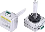 Alikali 2Pcs D3S Xenon Bulb 6000K 35W 85V HID Headlight Bulbs D3S Xenon Headlight Replacement Super Light IP68 Waterproof