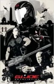 G.I. Joe Retaliation Regal Cinemas mini movie poster (Dwayne The Rock Johnson)
