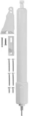 6 Pack Tap-N-Go Closer Pneumatic Door Closer, White V2010WH