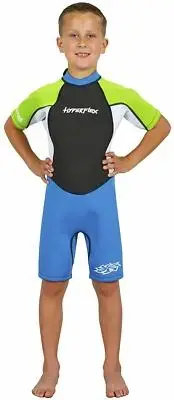 Hyperflex Access Child's Backzip Shorty Wetsuit 4-way Stretch Comfort Spring 2