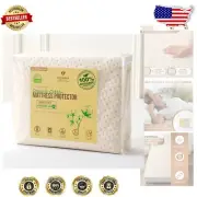 Organic Cotton Mattress Protector California King - Deep Pocket & Skin-Friendly