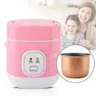 1.2L Mini Electric Rice Cooker Compact for Home and Dorm Use Pink Kitchen