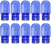 10Pcs 580 T20 7440 7443 Natural Blue Glass 12V 21W 21/5W White W3x16 Q Car Parking Light Bulb Auto Lamp Warning Lamp,7440 w21w