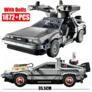 NEW Back to the Future Time Machine Compatible 10300 Building Blocks Technical C