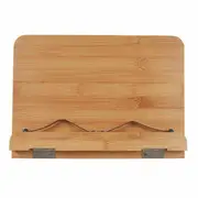 Bamboo Reading Rest Adjustment Tablet Home Study Book Holder Foldable