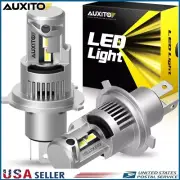 CANBUS H4 LED Headlight Kit Light Bulb High Low Beam 6000K HB2 9003 200W 30000LM (for: Smart)