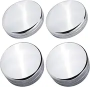 TQPONLY Dually Wheel Center Caps Covers Chrome | Compatible with 2003-2017 Dodge Ram 3500 Pickup Accessories Front and Rear | 1-ton 17" Dual Steel Hubcaps