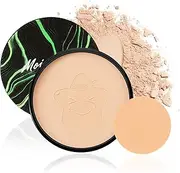 Apooliy Oil Control Pressed Powder,Matte Setting Powder,Smooth Flawless Face Powder,Full Coverage,Waterproof Long Lasting,Lightweight Makeup Setting Foundation Compact Powder