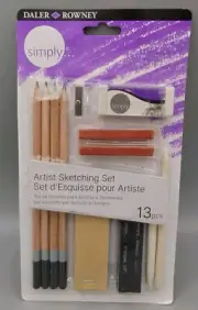 DALER-ROWNEY ARTIST SKETCHING Set 13pcs D644200000 New Sealed