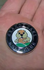 NEW PRG Duo Magnetic Metal & Enamel Golf Ball Marker GRANDE OAKS GOLF CLUB