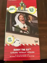 BUDDY THE ELF CAR BUDDY AIRBLOWN INFLATABLE 2.8 FT TALL LED CHRISTMAS CAR DECOR